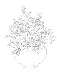 Can be printed on printer paper or cardstock. Kids N Fun Coloring Page Bouquets Bouquets Flower Coloring Pages Flower Coloring Sheets Cool Coloring Pages