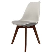 Maybe you would like to learn more about one of these? Eiffel Inspired Grey Plastic Dining Chair And Squared Dark Wood Legs