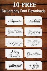 10 Free Calligraphy Style Fonts For Envelope Addressing Addressing Envelopes Free Calligraphy Fonts Download Word Fonts