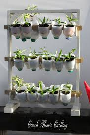To change the overall game of your room, paint these bottle planters with paint spray. 10 Everyday Household Items That Make Perfect Seedling Starters Recycled Garden Pots Recycled Garden Plastic Bottle Planter
