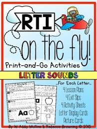 Rti On The Fly Letter Sounds Letter Sounds Letter Identification Rti