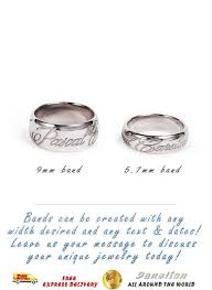 Wedding Ring Set His And Her Bands Engraved Gold Band Couple Wedding Bands Outside Engraving Ring Wedding Ring Couple Custom Made Ring Custom Wedding Band Gold Band Wedding Ring Wedding Ring