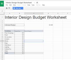 Interior Design Budget Spreadsheet Check More At Https Onlyagame Info Interior Design Budget Budget Spreadsheet Decorating On A Budget Budget Interior Design