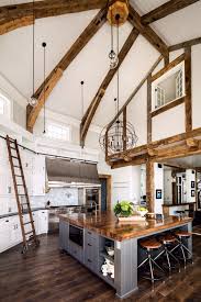It separates space without a wall. 25 Stunning Double Height Kitchen Ideas