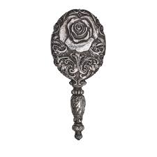 Victorian antique oak wall mirror,& shelf, hat hooks #34139. Rbi Hand Mirror Garden Bed Of Roses Beauty Of Eternity Victorian Gothic Romance Walmart Com Walmart Com