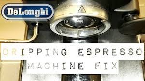 You'll define why it's not brewing, and how to fix if there's a problem with your smeg coffee maker, consult the table below for relevant and reliable information concerning ways of troubleshooting the appliance. How To Fix A Dripping Delonghi Espresso Machine Youtube