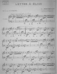 Bagatelle n°4 en la mineur woo 59, pour élise musique =>. Medias Numeriques Partition Complete De La Lettre A Elise Edition De Travail En Pdf Sur Une Cle Usb La Petite Boutique Retro Vintage