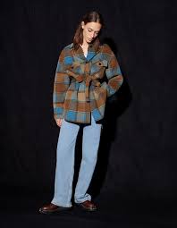 The fashion house is located in the heart of paris, where studios and ateliers conceive the collections. Checked Jacket With Belt Sfpou00270 Coats Sandro Paris