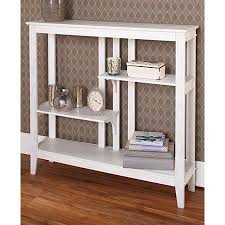 The Lakeside Collection Brushed Metallic Tables White Silver Walmart Com In 2020 Display Shelves Narrow Hallway Table Shelves