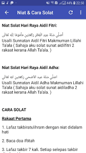 Untuk lebih lengkap dan jelasnya bagaimana tata cara sholat idul fitri, silahkan download aplikasi ini secara gratis. Takbir Raya Fur Android Apk Herunterladen