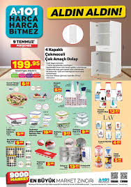 A101 aldın aldın!'da bu hafta: 9 Temmuz A101 Katalogu 4 Kapakli Cekmeceli Cok Amacli Dolap Aktuel Katalogu