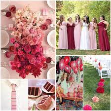 Wedding Store Beau Coup Fall Wedding Colors Wedding Bridesmaids Pink Pink Wedding Colors