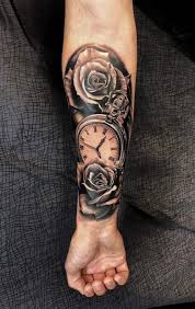 Flowers Red Blue Colour 44 Ideas Tattoos For Guys Tattoo Designs Hand Tattoos For Guys
