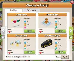 * unlock new recipes and grow your menu. Parties Cafeland Wiki Fandom