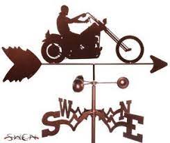 54 95 Hand Made Easy Rider Motorcycle Side Mount Weathervane Complete Side Mount Weathervane Powder Coat Baked Hunter Dog Flying Pig Weathervane Boer Goats