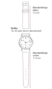 Hellblaues Wildleder Uhrenarmband Vild