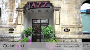 There's an exhaustive list of past and experience concert properties ltd. 167 Church St The Jazz By Concert Properties Youtube