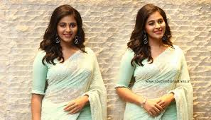 Hindi serial actress sonali kulkarni in eterio saree. Actress Anjali Photos In Saree Stills At Vakeel Saab Event
