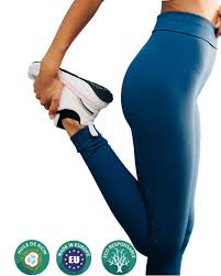 Tous nos vêtements de yoga sont fabriqués à partir de coton bio de haute qualité. Legging Yoga Femme Active Greenfil My Green Sport