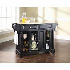 Crosley Furniture Lafayette Natural Wood Top Kitchen Island Walmart Com Kitchen Island Furniture Kitchen Tops Granite Kitchen Island With Granite Top