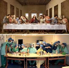 #tussenkunstenquarantaine #courtald gallery #edouard manet #bar at the folies bergere #paintings come to life. 29 Best Attempts From Between Art And Quarantine Art Sheep