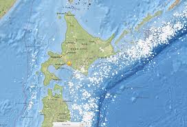 Eight regions of japan map: Usgs Map Of The September 5 2018 Earthquake In Japan