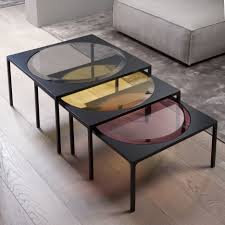 Rulli Coffee Table With 12mm Bevelled 3cm Glass Top Available Stratified Glass In The Colours Smoke A Coffee Table Design Coffee Table Cool Coffee Tables