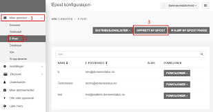 Epidemische lage um drei monate verlängert. Opprett Ny E Postadresse Til Ditt Domene Se Hvordan Uniweb