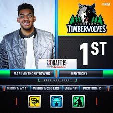 Play basketball draft challenge for a chance to win $110,000 in total prizes! Nba Draft On Twitter With The 1st Pick In The 2015 Nbadraft The Mntimberwolves Select Karltowns Http T Co A73ekd2ncm