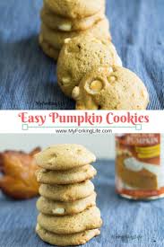Easy Pumpkin Cookie Recipes Made With Pumpkin And Spice And All Things Nice Added Whi Easy Pumpkin Cookies Recipes Pumpkin Cookies Easy Pumpkin Cookie Recipe