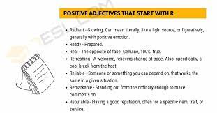 The greek alphabet has been used to write the greek language since the late ninth or early eighth century bc. Positive Words That Start With R Adjectives Verbs Nouns 7esl