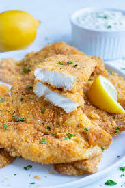 Line the baking sheet from your toaster oven with aluminum foil. Air Fryer Fish Recipe Golden Cornmeal Crust Evolving Table