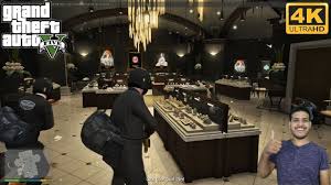 With the preparation done it's time to do the dirty. Gta 5 Robbing A Jewelry Store Youtube