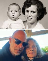 Bruce Willis and his mother ♥️✨️