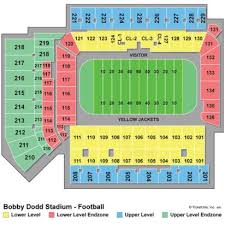 Bobby Dodd Stadium Seating Chart Bobby Dodd Stadium