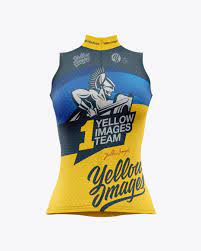 Download Women S Cycling Wind Vest Mockup In Apparel Mockups On Yellow Images Object Mockups
