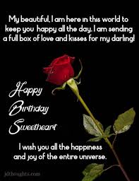 Happy birthday messages for her flowers. Happy Birthday Wishes For Girlfriend Quotes Messages And Greetings