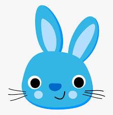 Download these amazing cliparts absolutely free and use these for creating your presentation, blog or website. Easter Bunny Face Clipart Images Blue Bunny Clipart Hd Png Download Transparent Png Image Pngitem