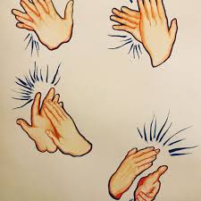 Clap Your Hands Clap Your Hands Print Illustration Hands Art Drawing Sketch Watercolor Watercolour Co Hand Art Drawing Hand Illustration Drawing Sketches
