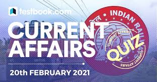 You will find a variety of websites online that offer such quizzes to entertain and inform. Current Affairs Quiz 20th February 2021 Attempt Now
