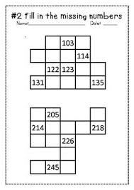 Missing Number Grids Numbers Up To 1000 Number Grid Missing Numbers Math Numbers