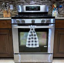 Shop now for custom kitchen towels & more! Buffalo Plaid Kitchen Towel Free Crochet Towel Pattern A Crocheted Simplicity