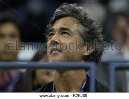 Taro Daniel father Paul Daniel attends match between Taro Daniel of Japan &  Rafael Nadal of Spain at US Open Championships at Billie Jean King National  Tennis Center (Photo by Lev Radin/Pacific