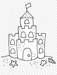 Simply print the ocean printables and you are ready for your upcoming ocean theme … Picture Transparent Library Sand Castle Coloring Page Sandcastle Clipart Black And White Hd Png Download 838x1024 4222088 Pngfind