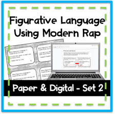 There are many things where you can apply it in, and many even use it without being aware of it. Figurative Language Task Cards Using Modern Rap Songs Paper And Digital