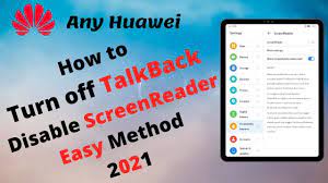 To turn off talkback without going to settings, you can use the adb shell command mentioned below. How To Turn Off Talkback On Huawei How To Disable Remove Turn Off Screen Reader On Any Huawei Youtube