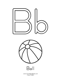 If you are a parent who wants your child to learn the alphabet, you can take a look at these worksheets. Printable Letter B Coloring Pages The Two Happy Bears