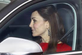 Duchess Kate: red 'Ascot' Dress by Katherine Hooker