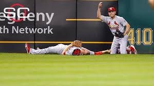 Holliday was on the dl twice with an appendectomy and. Cardinals Of Stephen Piscotty Suffers Bruised Head In Collision Abc7 San Francisco