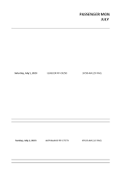 Passenger Monitoring July 2023